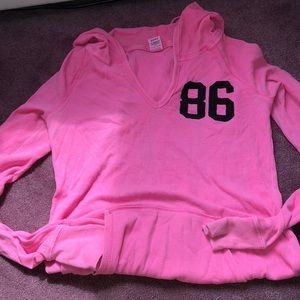 VS Pink thermal pajama longsleeve